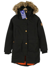 MAZINE Calgary Parka Women Jacket S Black Padded Hooded Mid Length Coat