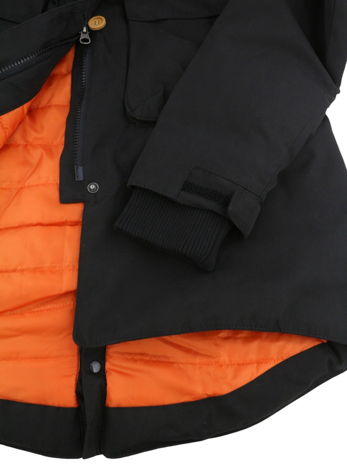 MAZINE Calgary Parka Women Jacket S Black Padded Hooded Mid Length Coat