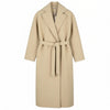 Beige Polyester Coat