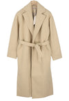 Beige Polyester Coat