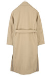 Beige Polyester Coat
