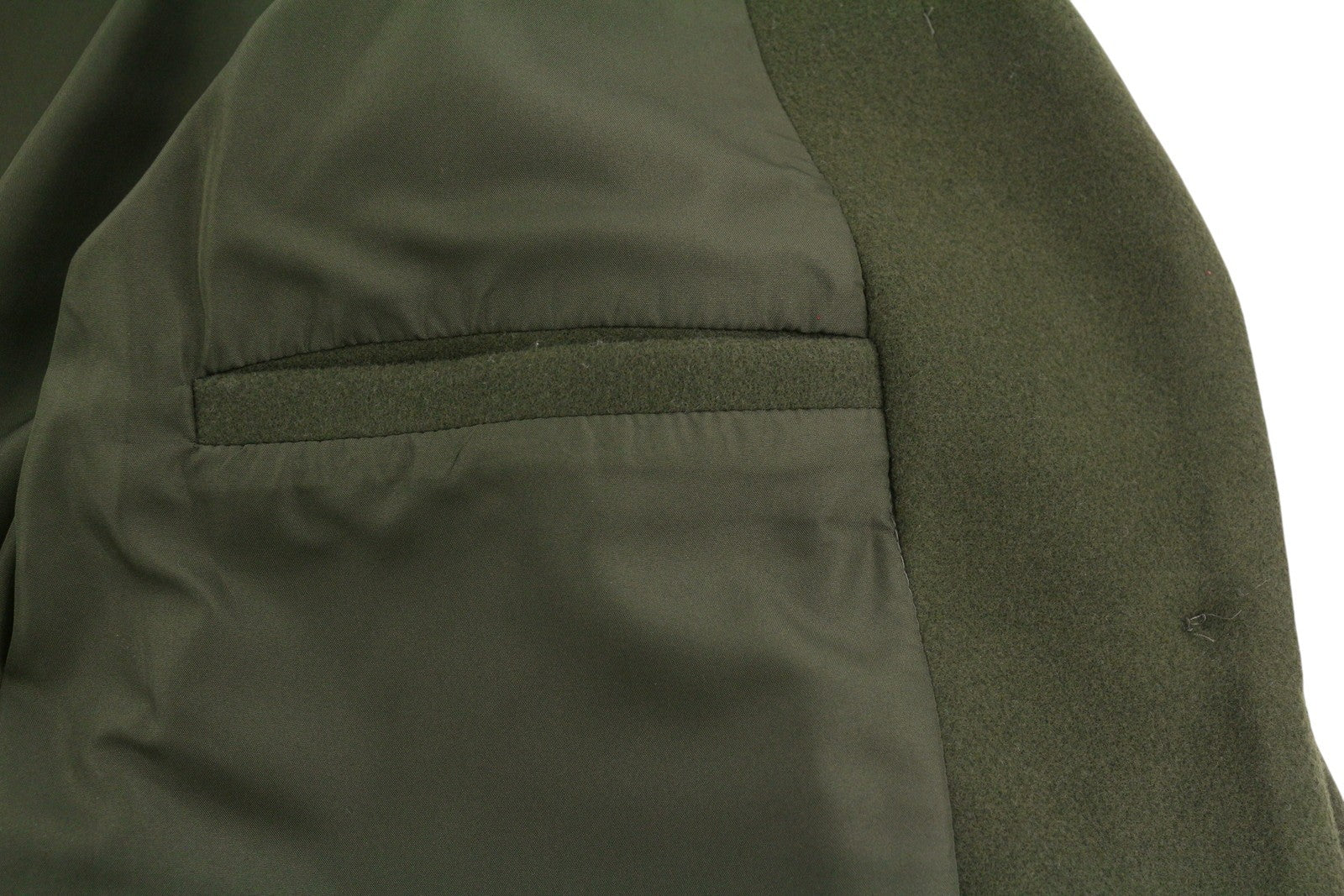 VILA Jully Women Coat EU36 Green Notch Lapel Button Closure Mid Length