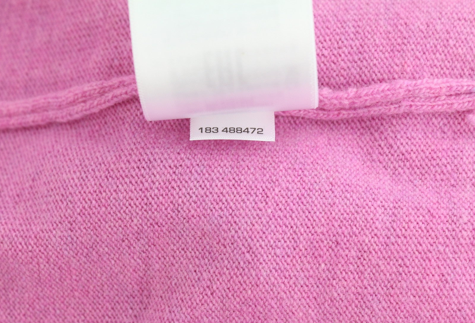 GANT Extrafine Lambswool V Neck Women Jumper L Light Fuchsia Knit Pull On