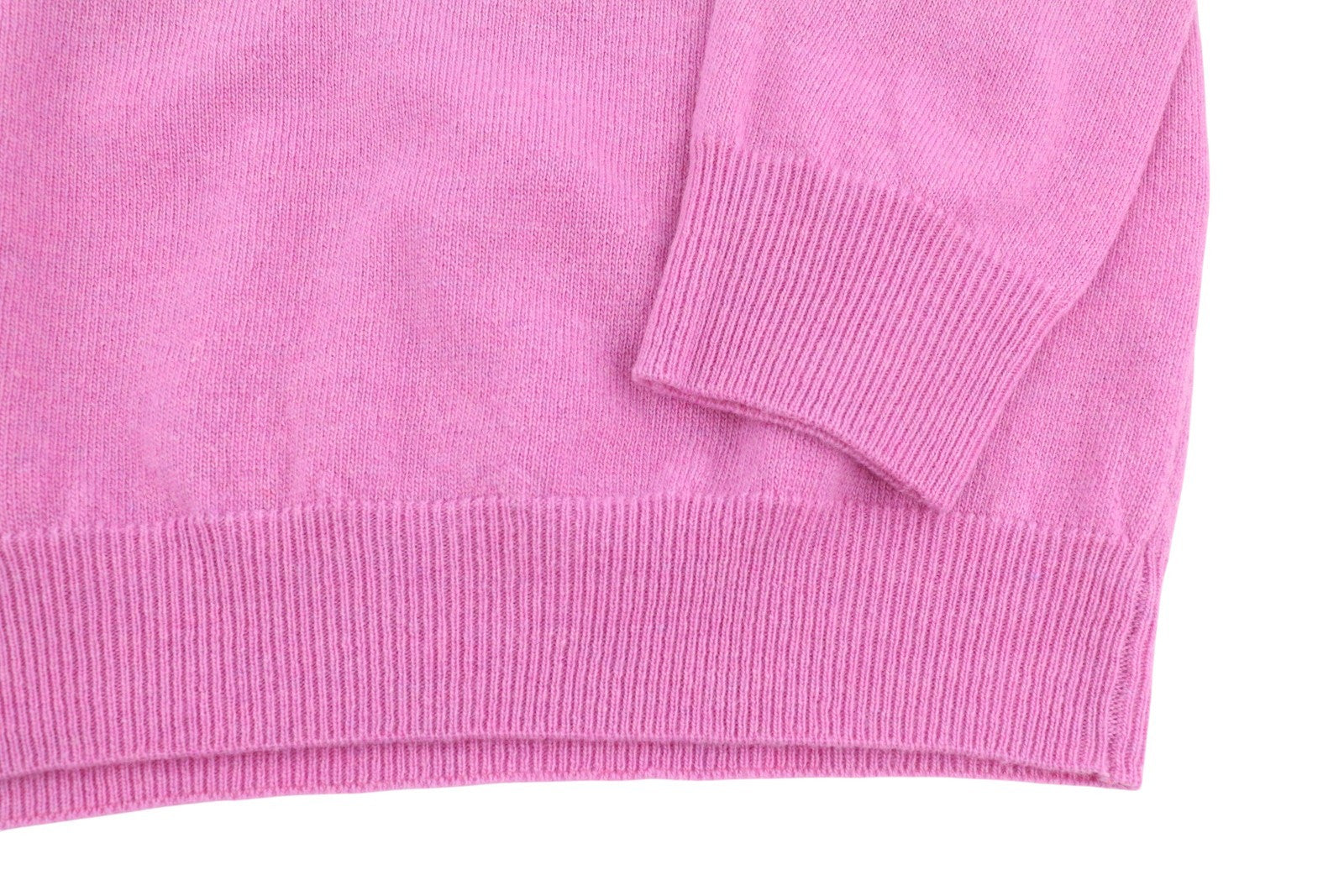 GANT Extrafine Lambswool V Neck Women Jumper L Light Fuchsia Knit Pull On