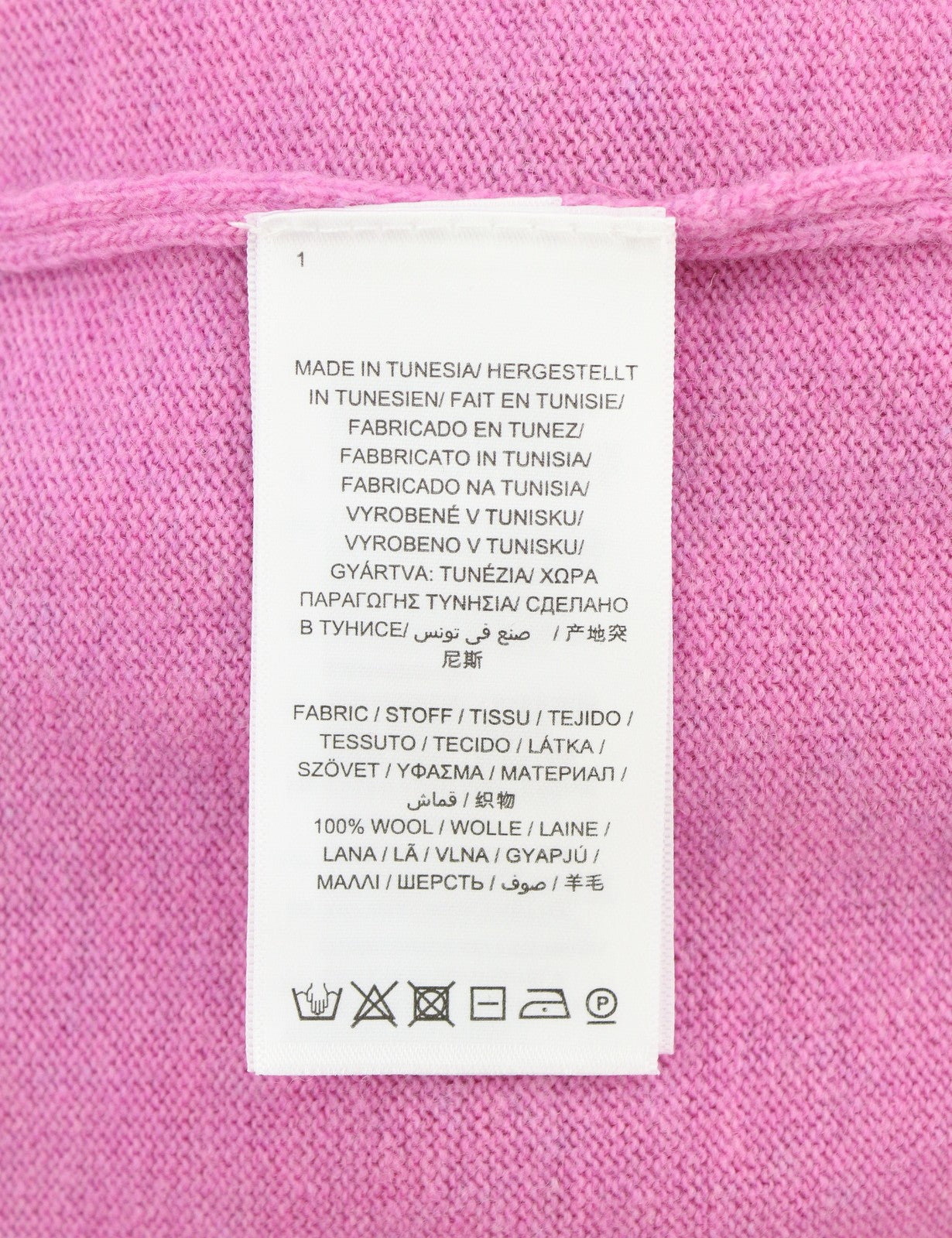 GANT Extrafine Lambswool V Neck Women Jumper L Light Fuchsia Knit Pull On