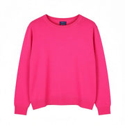 GANT Light Cotton C Neck Women Jumper L Cabaret Pink Pima Knit Pull On