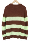 Jumper Mohair Striped  C-Neck