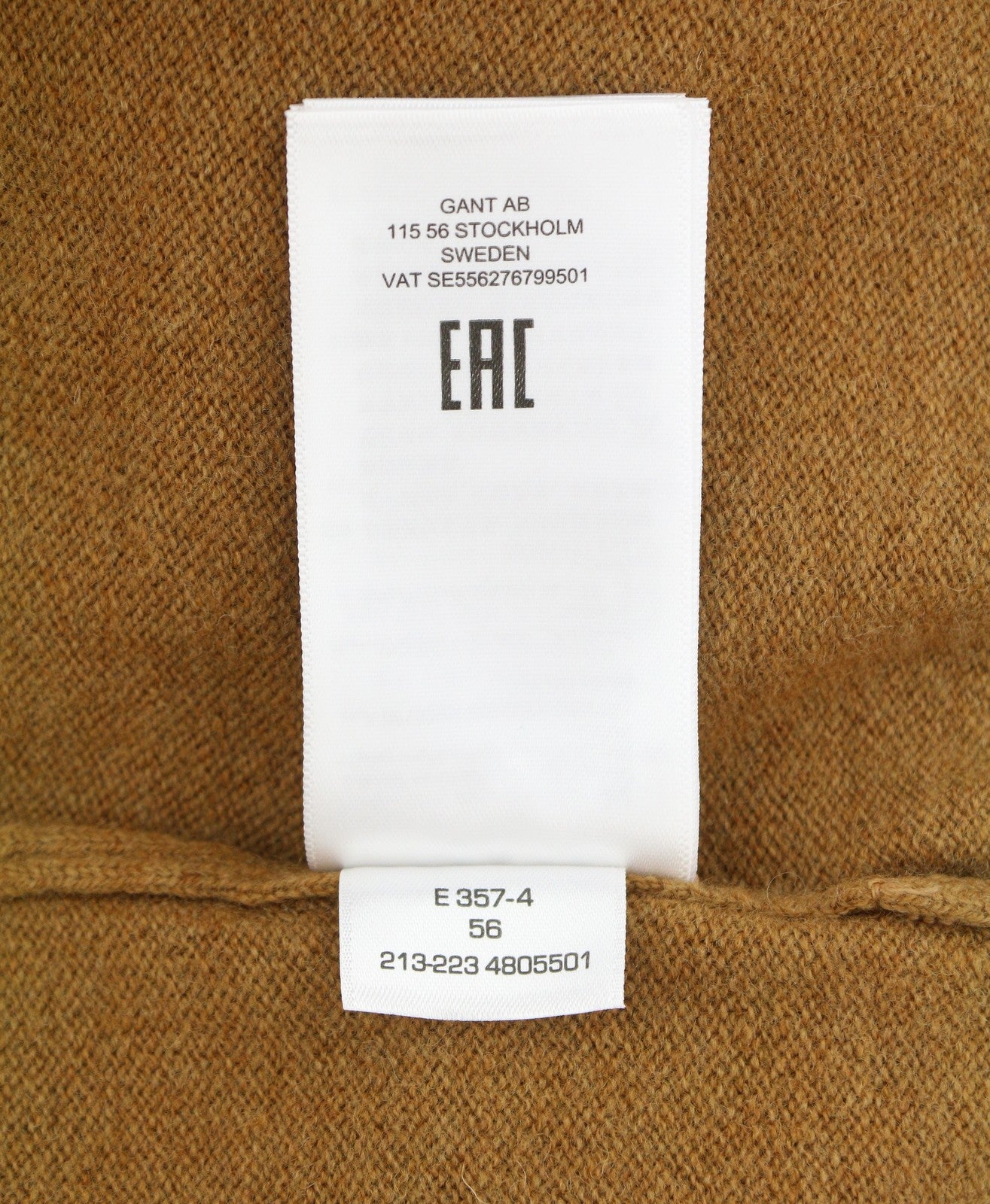 GANT Super Fine Lambswool Women Jumper XL Roasted Walnut Knit Pull On