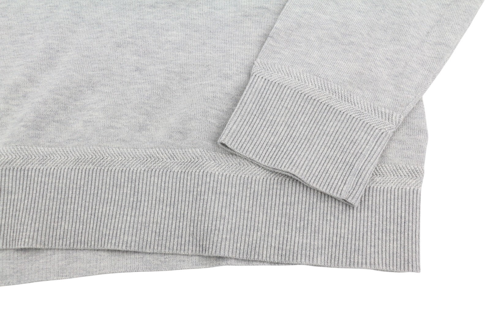 GANT Light Cotton V Neck Women Jumper 2XL Light Grey Melange Knit Pull On