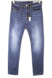 DIESEL Buster 084XH Men's Jeans W27 L32 Slim Taper Fit Cotton Blue Washed Denim