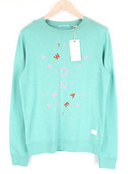 SCOTCH & SODA Ams Couture S Blue Cotton Men Sweatshirt Long Sleeve