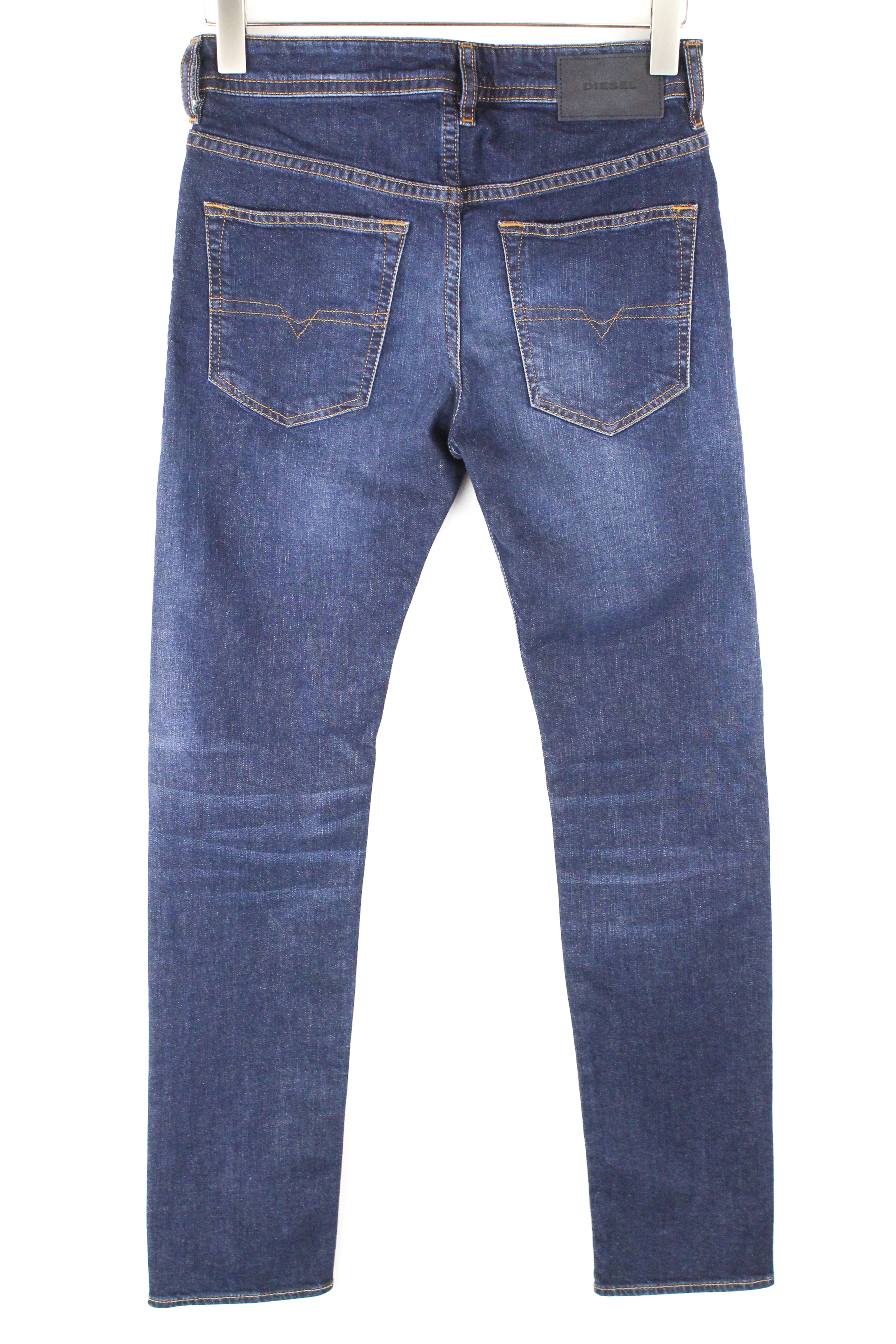 DIESEL Buster 084XH Men's Jeans W27 L32 Slim Taper Fit Cotton Blue Washed Denim