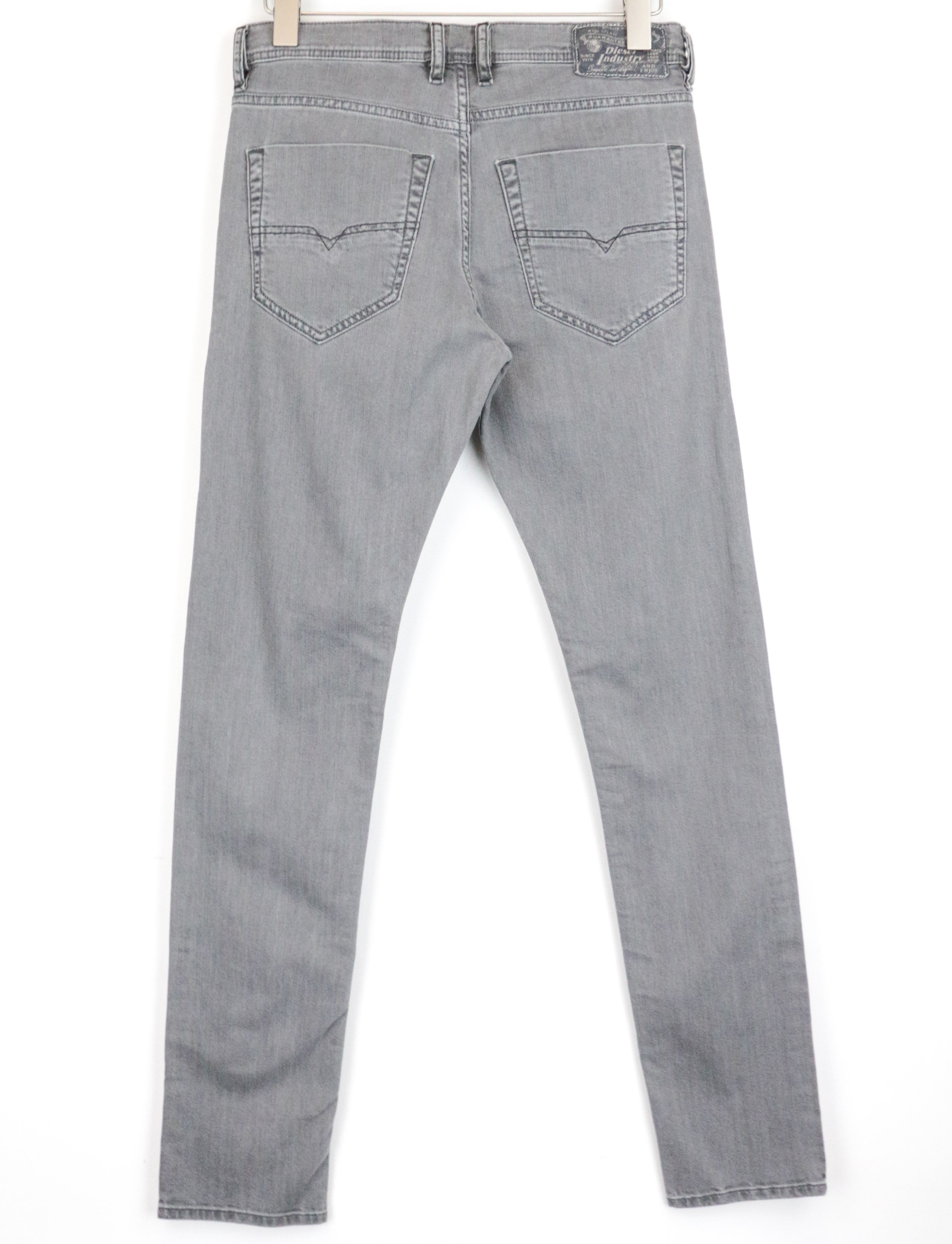 DIESEL Tepphar R18D6 W28/L32 Men's Slim Carrot Cotton Stretch Jeans Grey