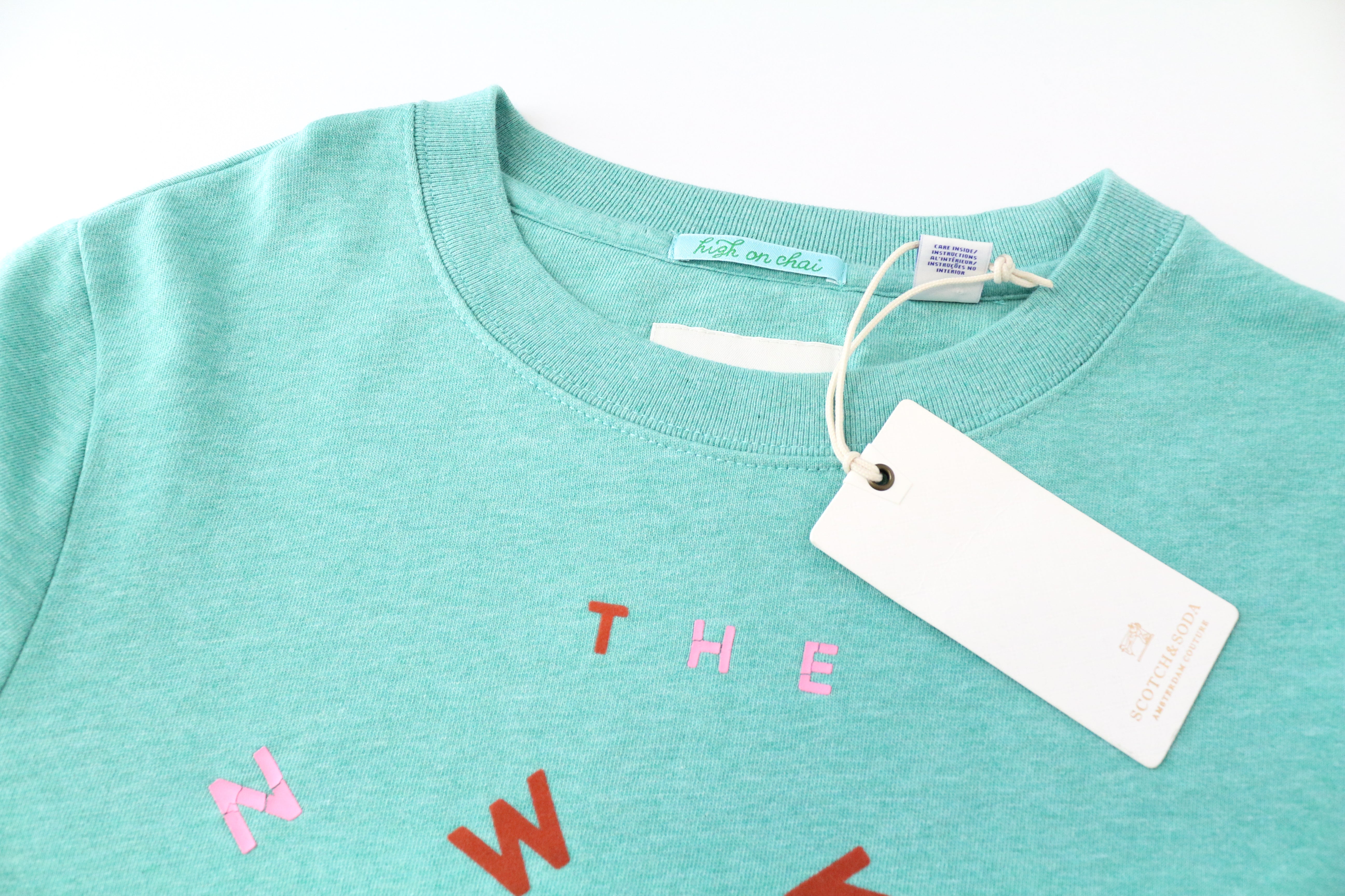 SCOTCH & SODA Ams Couture S Blue Cotton Men Sweatshirt Long Sleeve