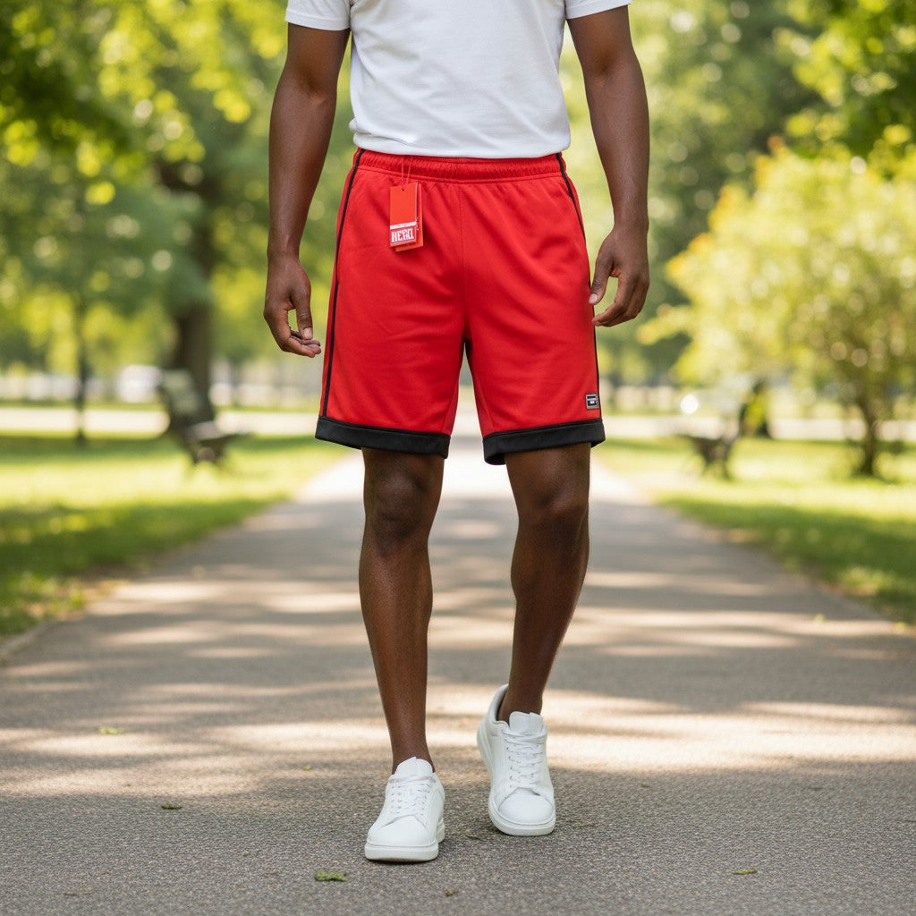 DIESEL Amsb-Stadiom-Wt13 Men Shorts XL 55DSL Sports Track Elastic Waist RRP100