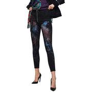 DIESEL Slandy-High-SX 069IY Women's Jeans W28/L30 Skinny Blue Red Washed