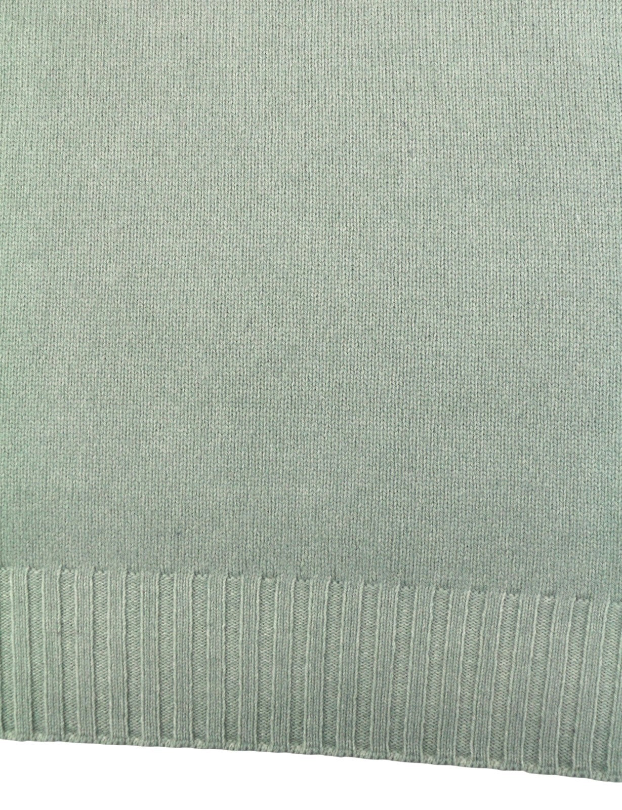 FILIPPO DE LAURENTIIS Men Jumper IT52 L Green Faded Merino Wool Cashmere Knit