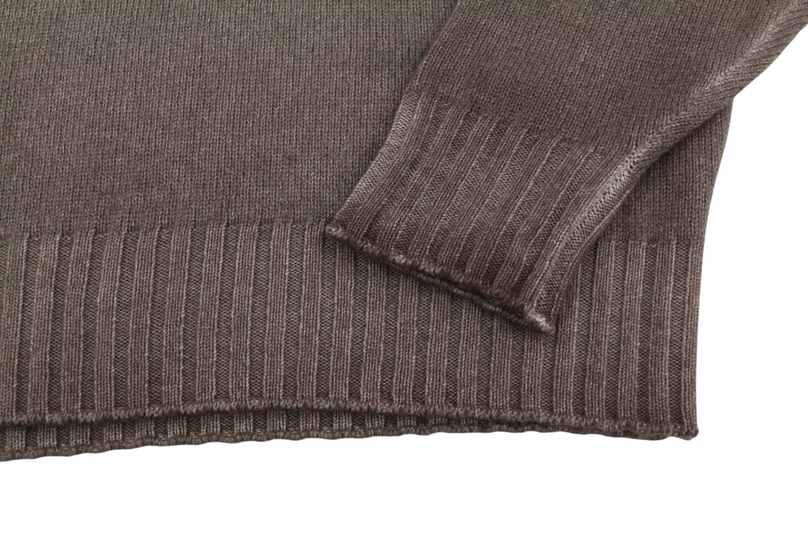 FILIPPO DE LAURENTIIS Men Jumper IT50 M Brown Faded Merino Wool Cashmere Knit