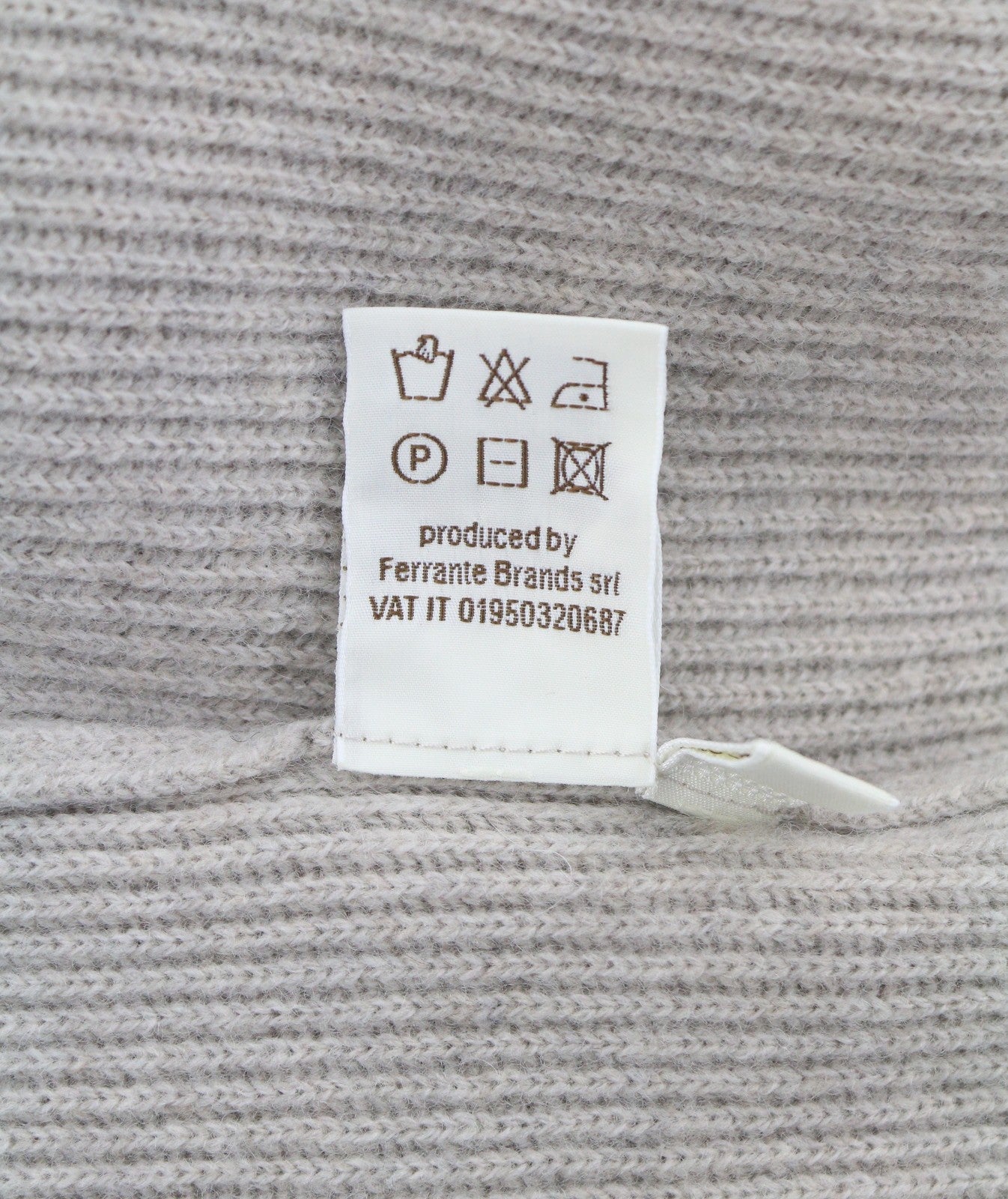 FILIPPO DE LAURENTIIS Men Jumper IT50 M Grey Melange Merino Wool Cashmere Knit