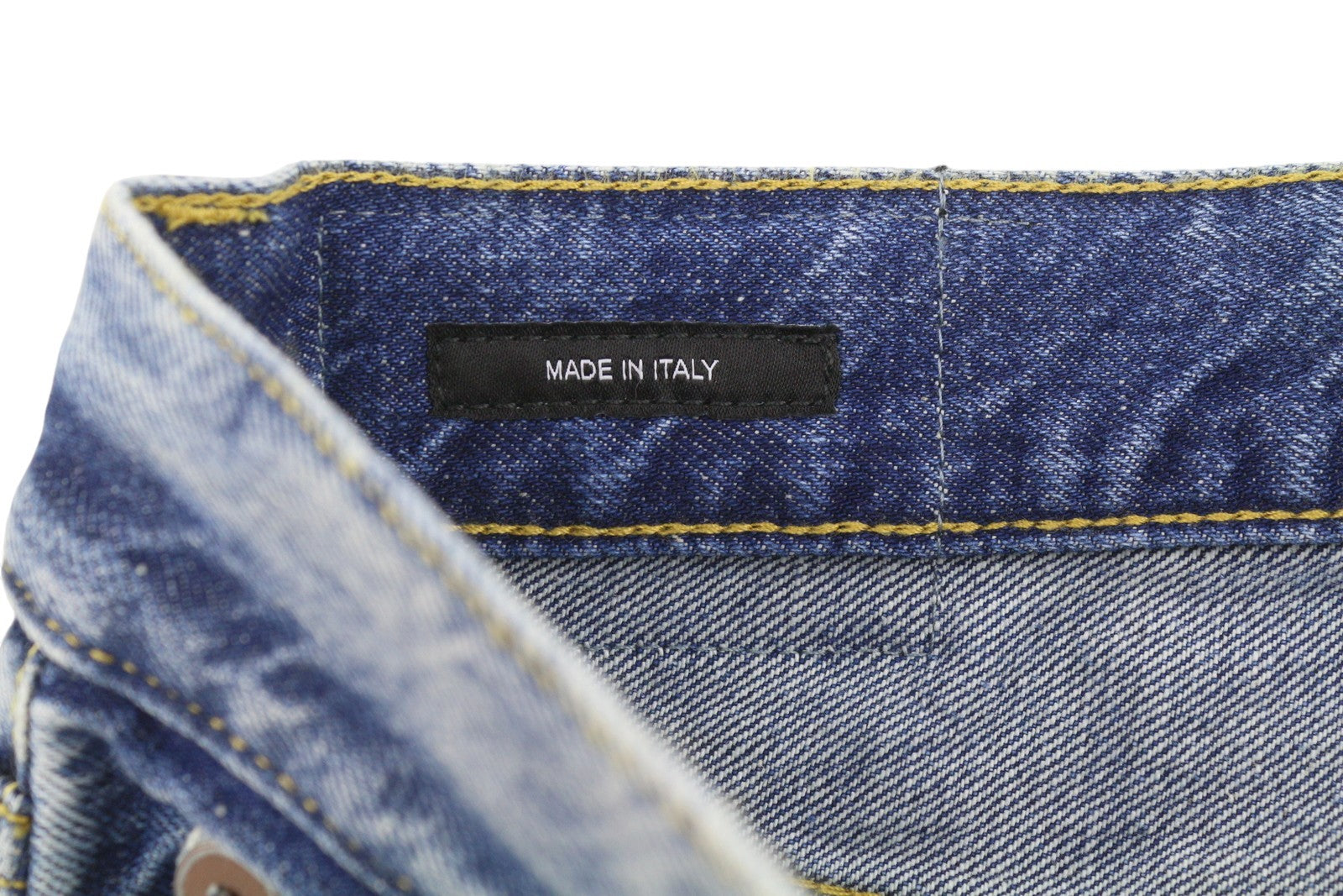 R13 Romeo Women Jeans 26 Hutton Blue Whiskers Faded Cropped Ankle SS26