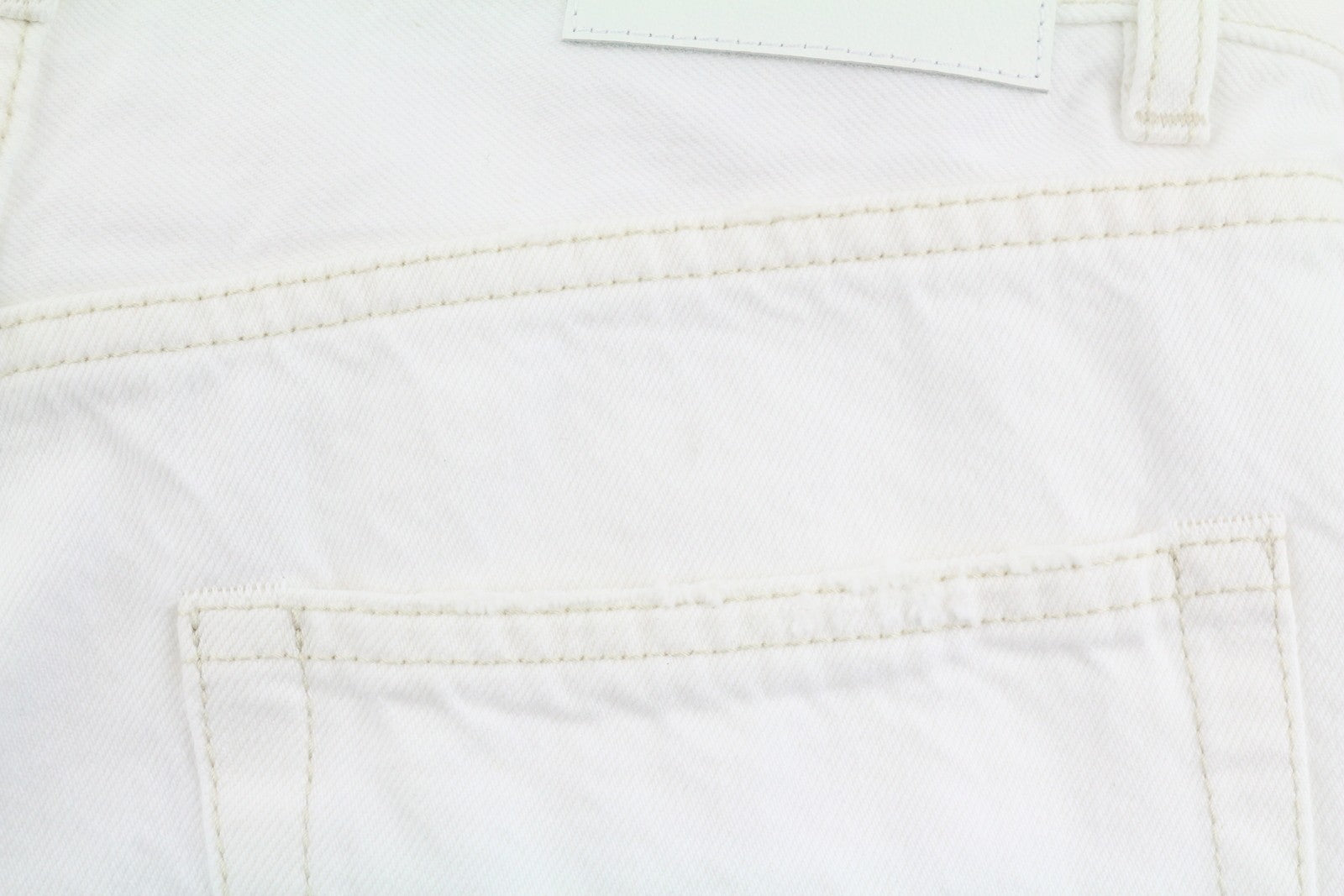 R13 Boyfriend Women Jeans 23 Aerin White Cropped Ankle Distress Denim SS26