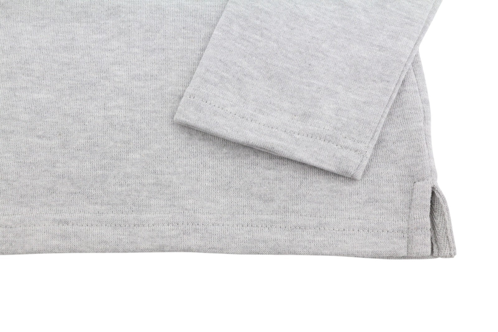 BLACKOUT DNN Denim Marina Women Sweatshirt XS Grey Melange Round Collar Pull On