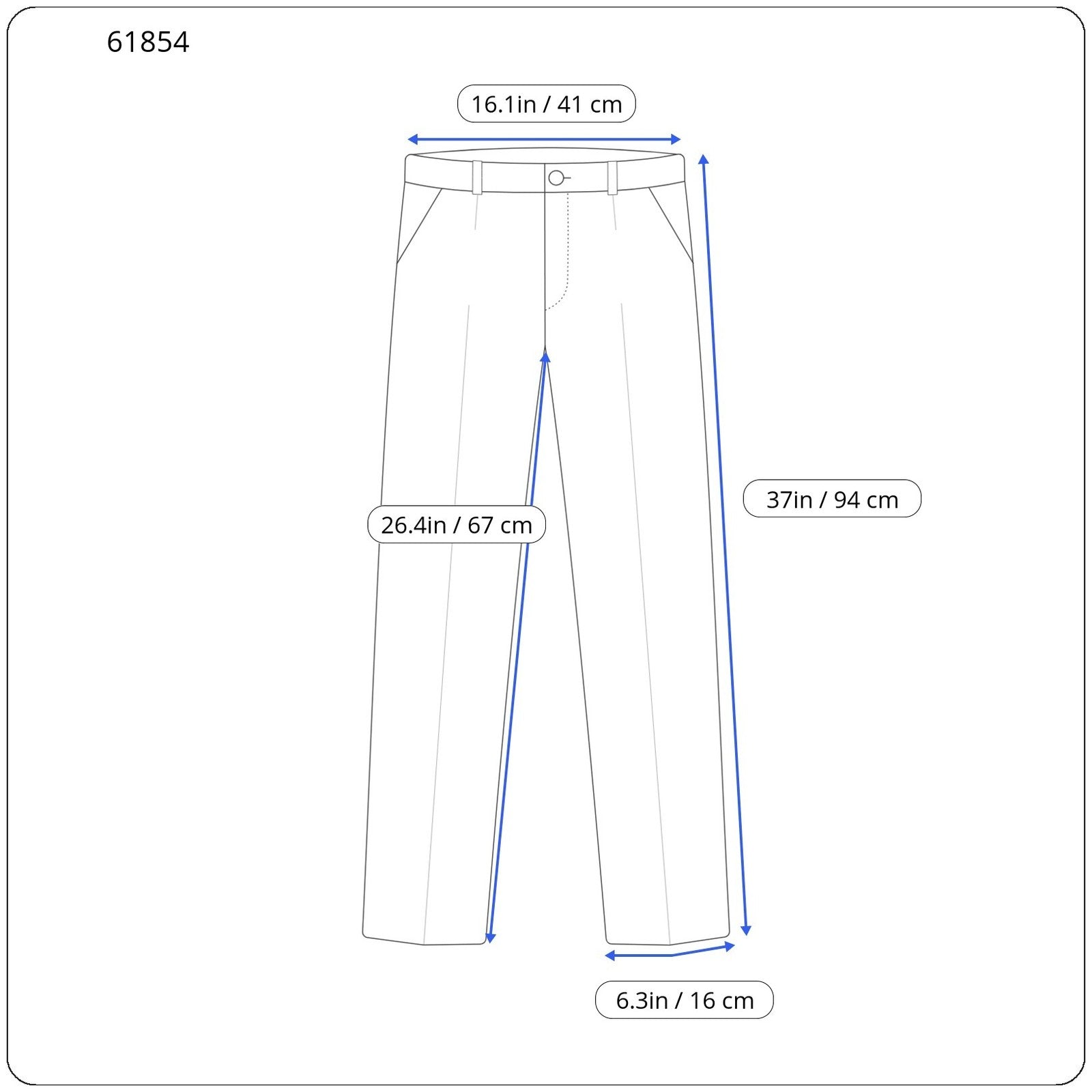 DENHAM Ocean Women Trousers M Thin Cotton Blended Zippered Black Chino Classic