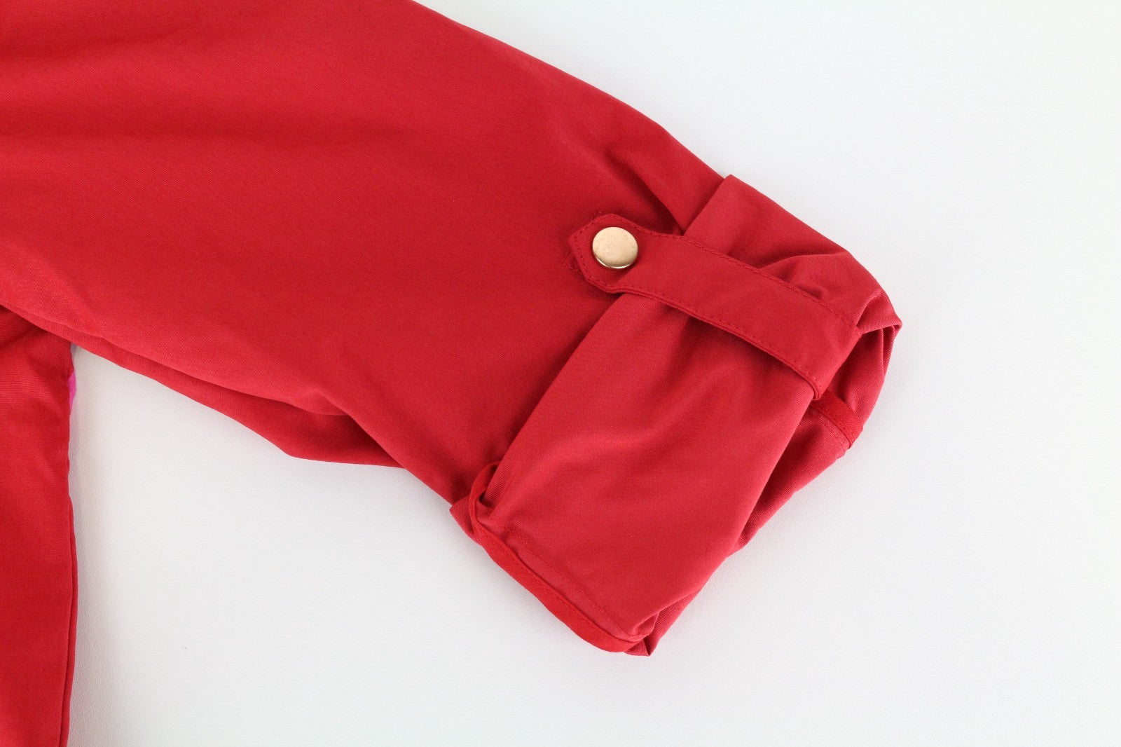 DESIGUAL Delphine Women Jacket EU40 Melange Red Trench Floral Mid-Length