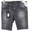 Grey Denim Shorts