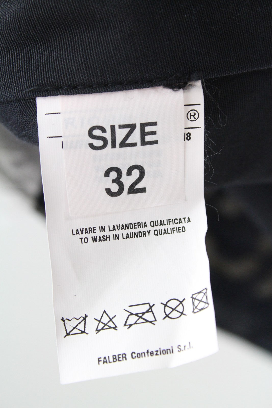 RICHMOND  Men Jeans 32 Black Super Skinny Cotton Stretch Washed Low Rise