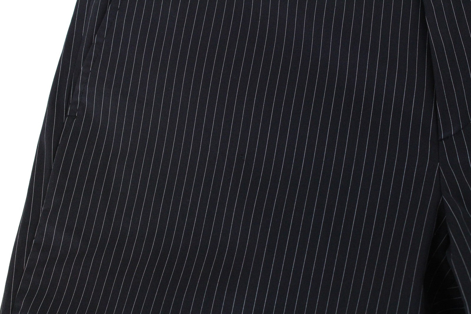 RICHMOND  Men Trousers 54 Grey Cotton Blend Stretch Striped Pattern Formal