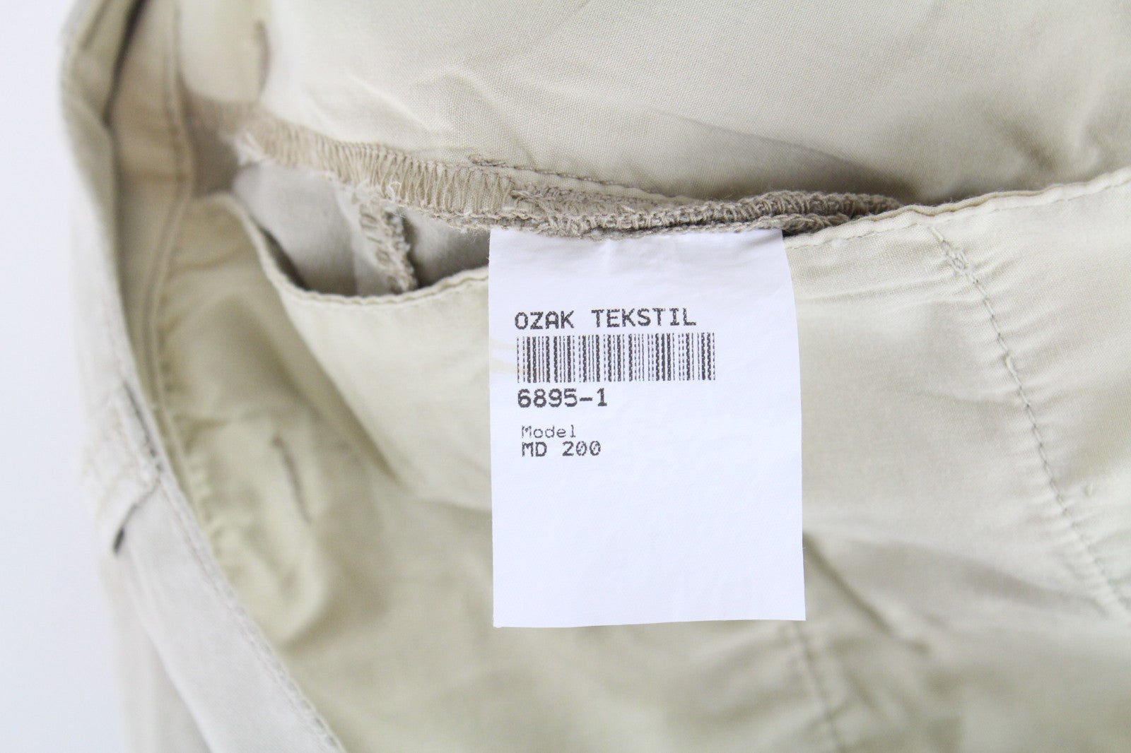 RICHMOND  Men Trousers 48 Beige Pleated Front Slit Pocket Casual
