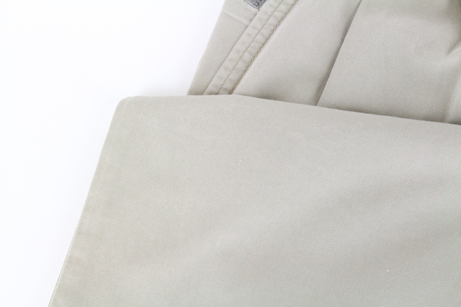 RICHMOND  Men Trousers 48 Beige Pleated Front Slit Pocket Casual