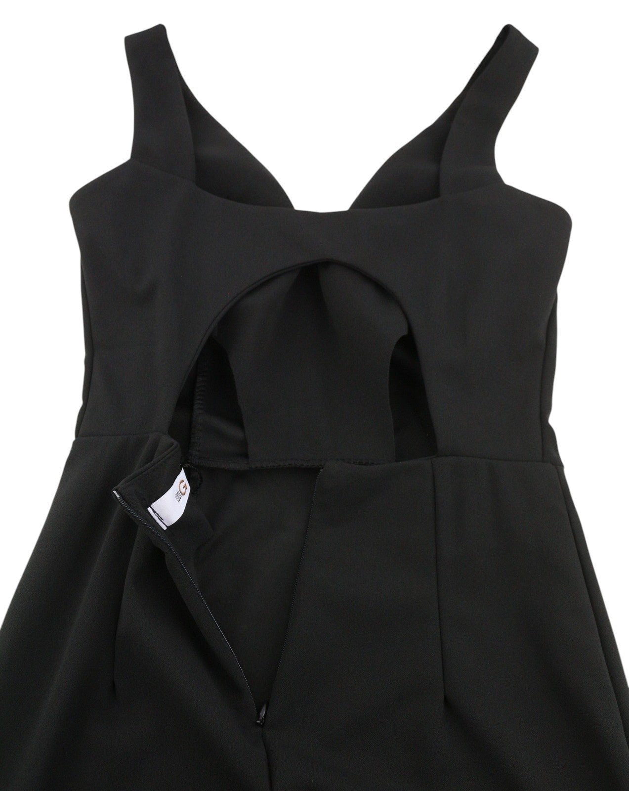 WALG LONDON Rosie Cut Out Maxi Women Dress XS TALL Black Jersey Sleeveless