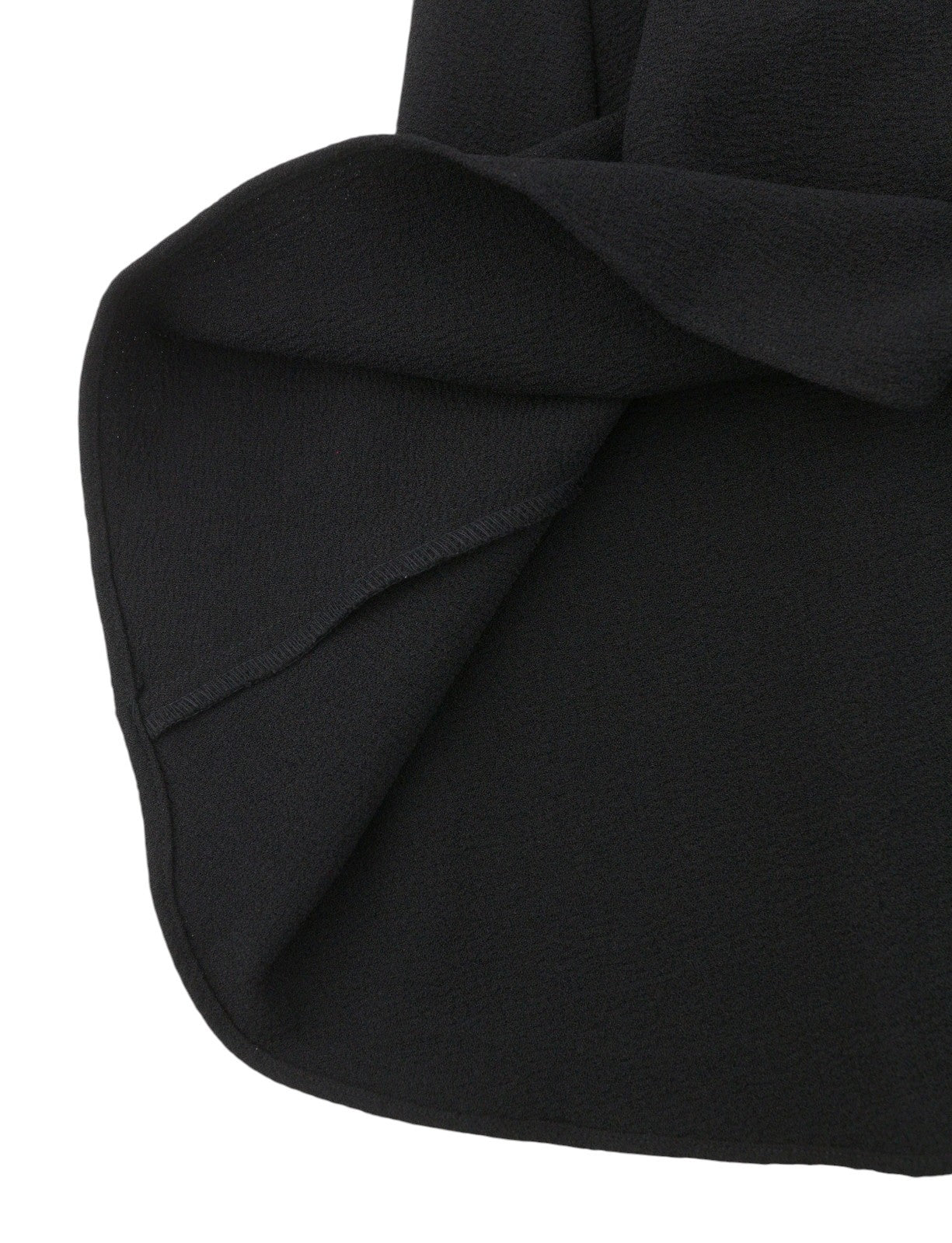 MAISON SCOTCH Women Dress XS Black V-Neck Flare Bell Long Sleeved Knee-Length