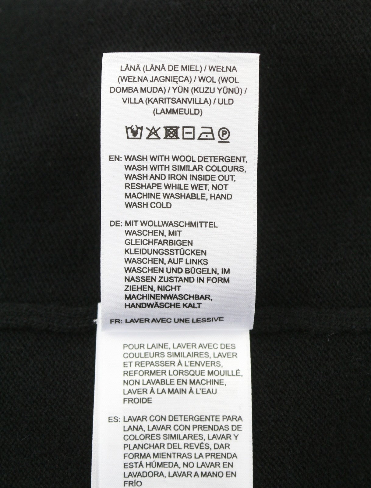 GANT Extrafine Lambswool V-Neck Women Jumper M Black Soft Knit Pull On