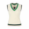 Waistcoat Striped Rib Knit Vest