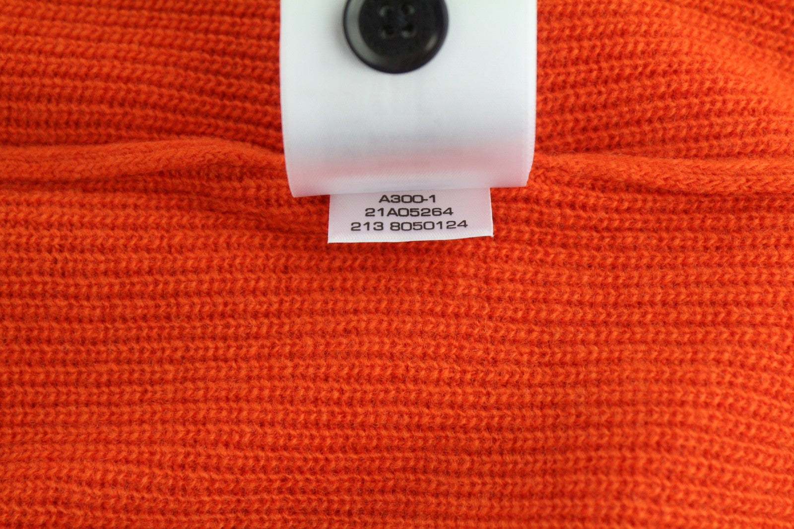 GANT Lambswool Rib Rugger Men Jumper S Pumpkin Orange Knit Sweater