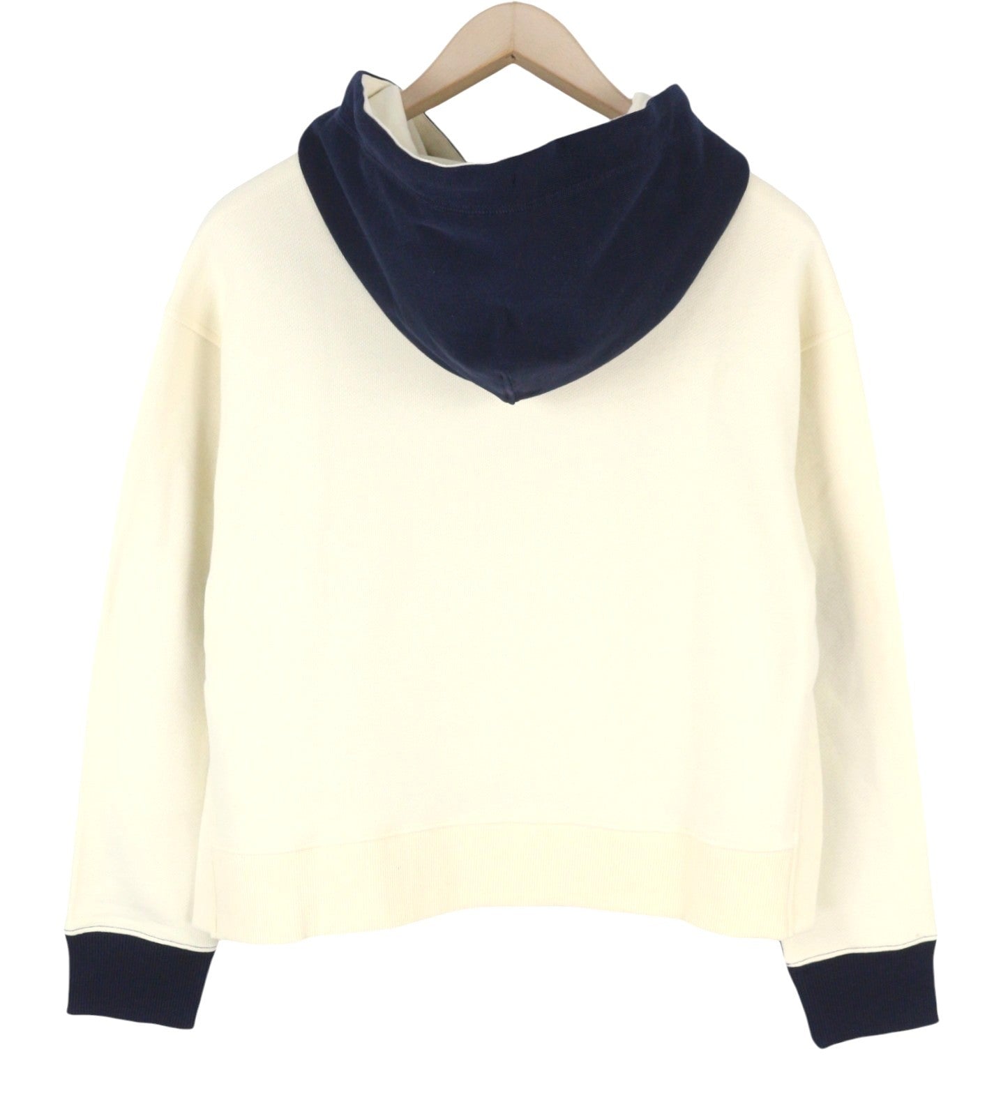 GANT Color Block Women Hoodie S Evening Blue Oversized Hooded Pull On