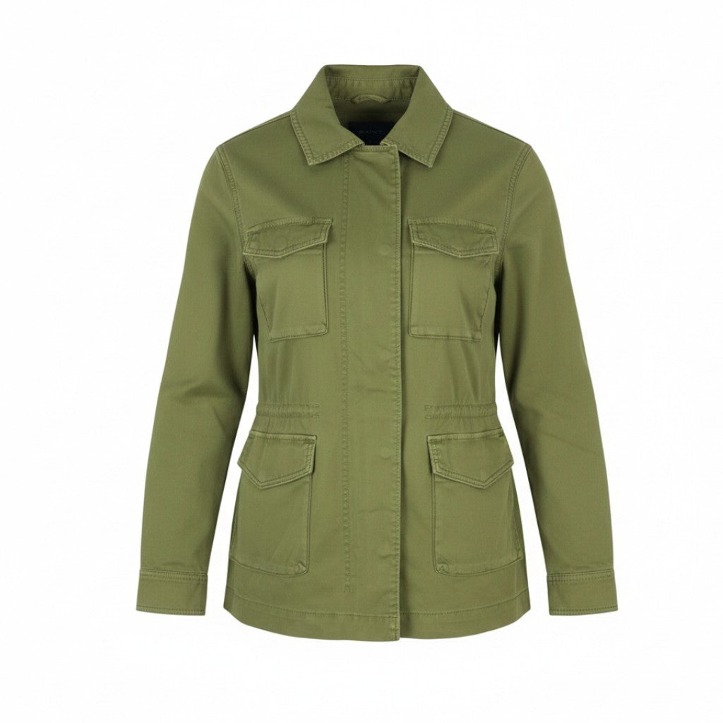 Fieldjacke aus garment-dyed Stoff