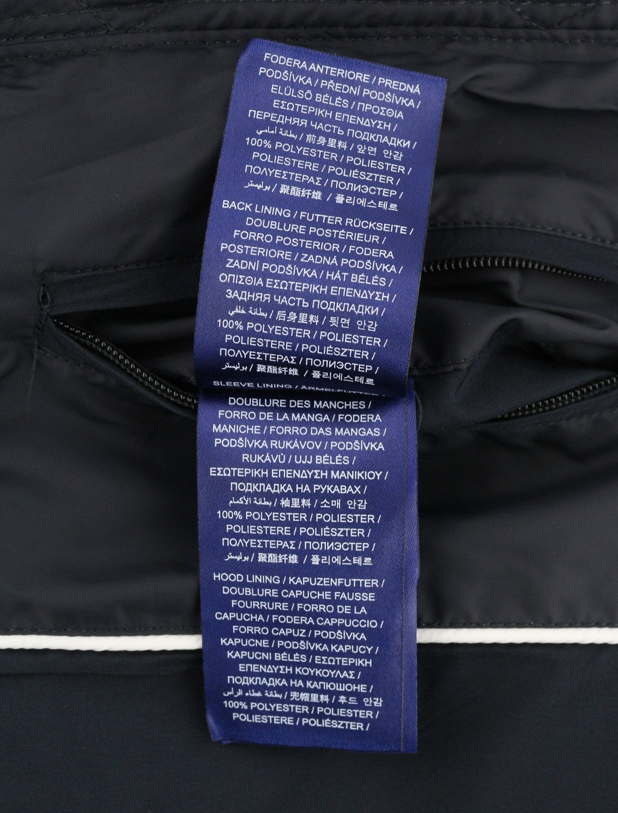 GANT Classic Down Long Women Jacket M Black Quilted Hood Coat