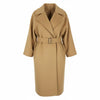 Coat Wool Blend Belted