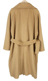 Coat Wool Blend Belted