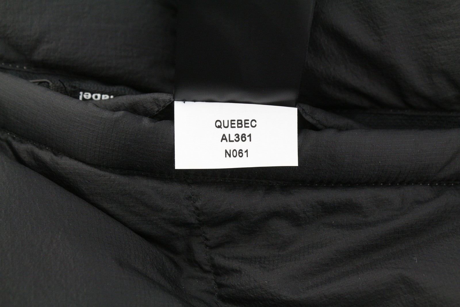 AFTER LABEL Quebec Men Jacket L Black Down Quilted Hooded Puffer RRP500