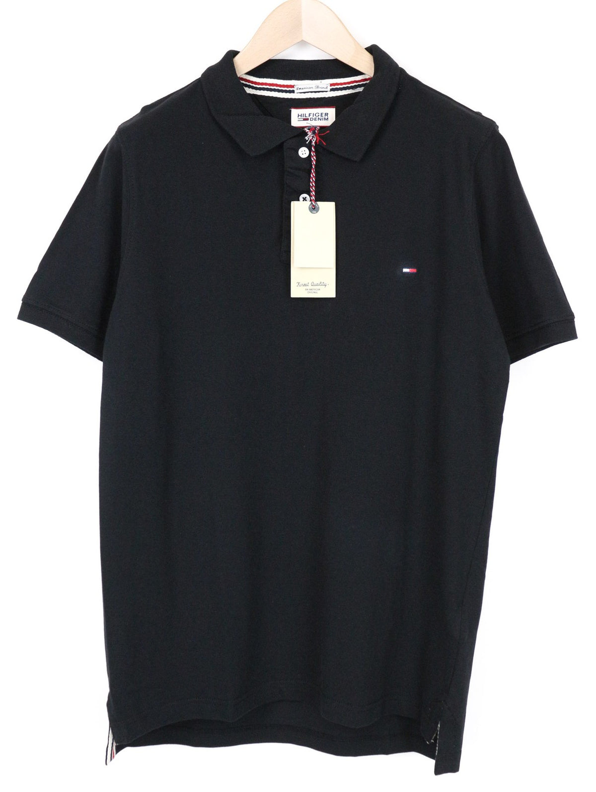 Marineblaues Twill-T-Shirt
