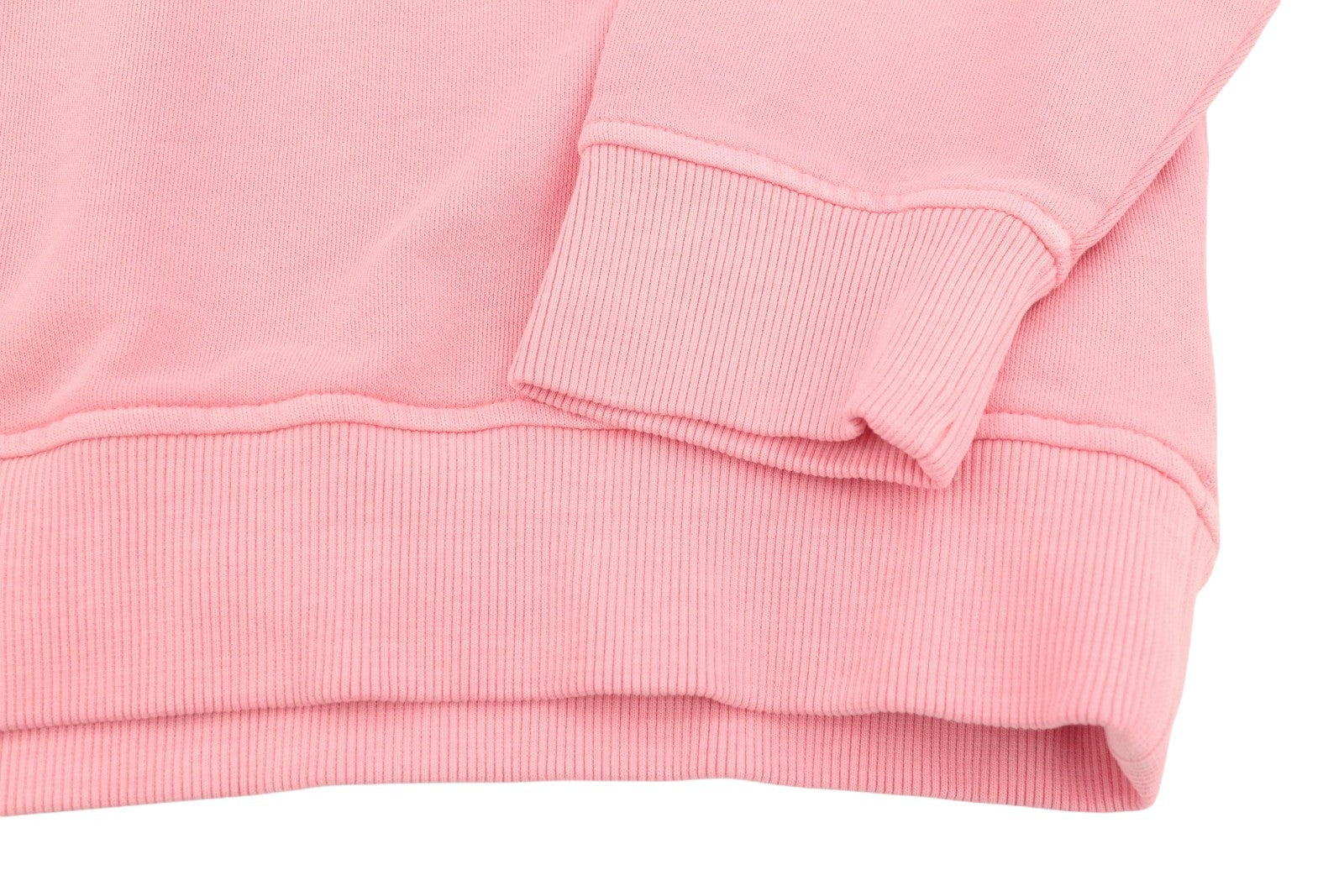 Tommy Jeans Men Sweatshirt L Pink Corron Crew Neck Front Logo Pull On