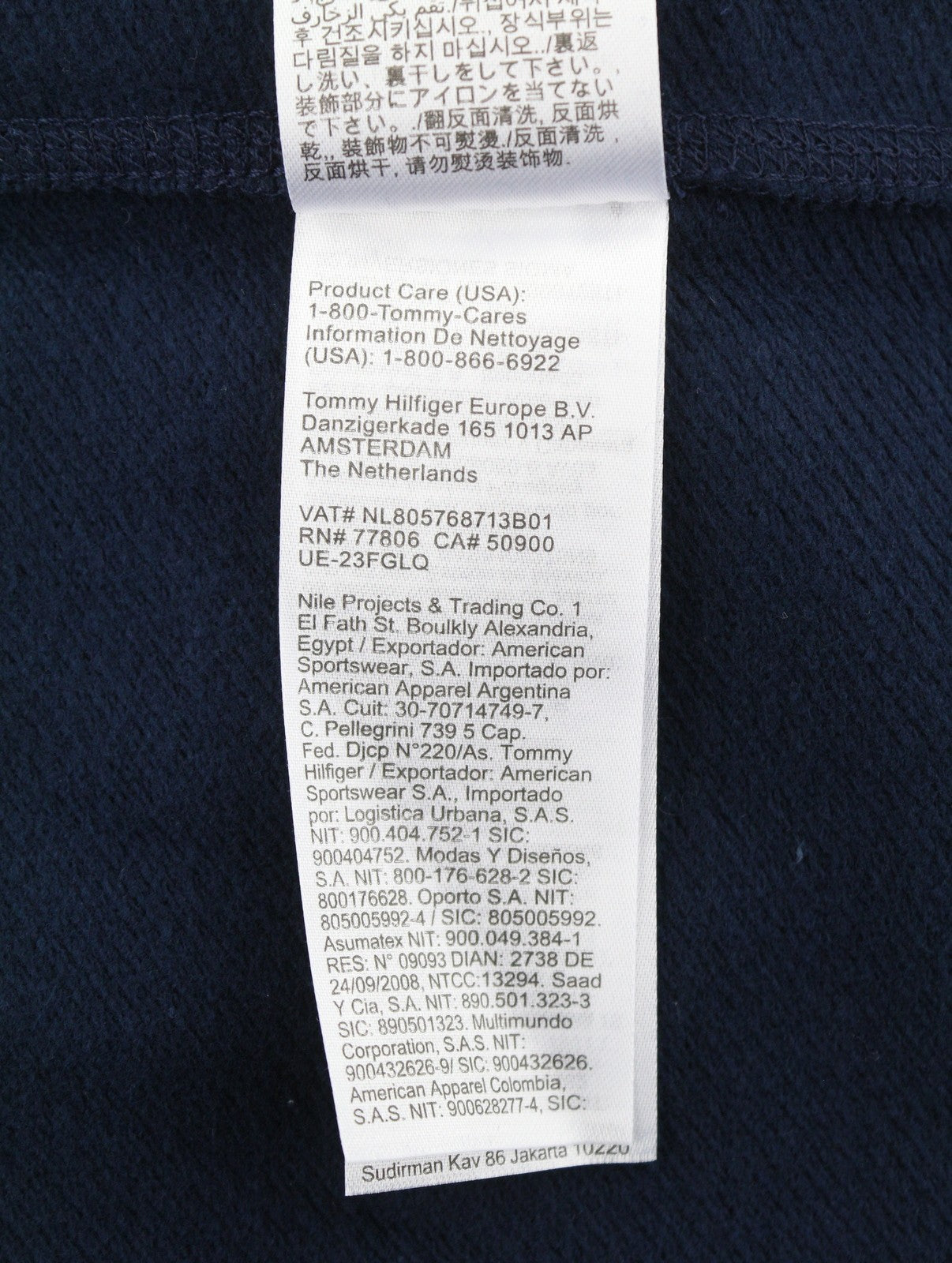 Tommy Jeans RLX New Clsc Men Hoodie XL Dark Blue Kangaroo Pocket Pull On