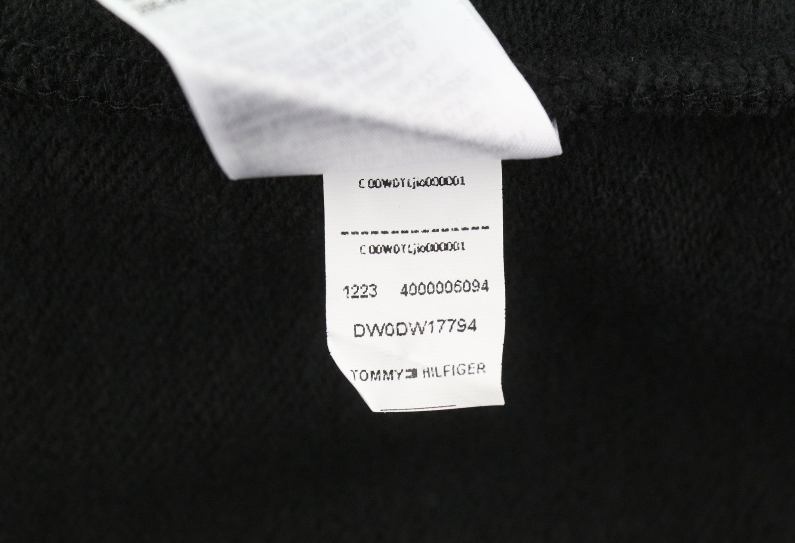 Tommy Jeans Bxy Lofo Drawcor Women Hoodie XL Black Kangaroo Pull On Unisex