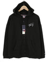 Black Cotton Hoodie
