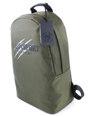 PLEIN SPORT Equipment Men Bag OS Backpack Adjustable Two Handles Lined Green Zip